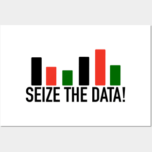 Red and green, seize the data! Posters and Art